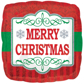 Merry Christmas Red & Green 45cm: $21.50
