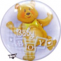 Baby Boy Blocks & Bear Double Bubble: $33.50