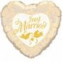 Just Married Ivory Gold 36inch