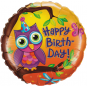 Colourful Birthday Owl 46cm