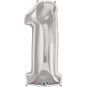 Number 1 Silver Supershape 86 cm: $37.50