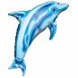 Dolphin Jewel Blue 22x37inch: $33.50