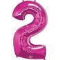 Number 2 Magenta Supershape 87cm: $37.50