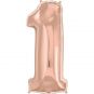 Number 1 Rose Pink Supershape 87cm: $37.50
